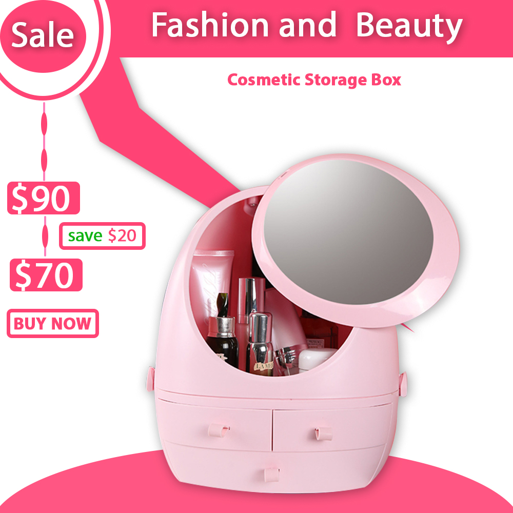 CAROUSEL ADS STORAGE BOX PINK